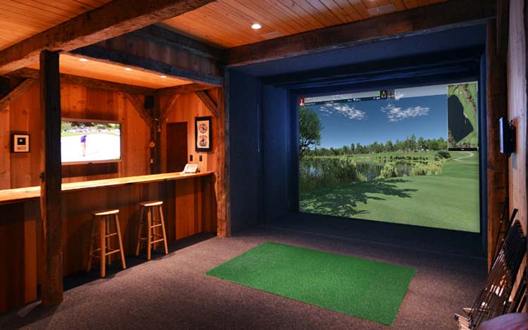 Golf simulato Pro Series location example: club house Golf simulato Pro Series location example: club house